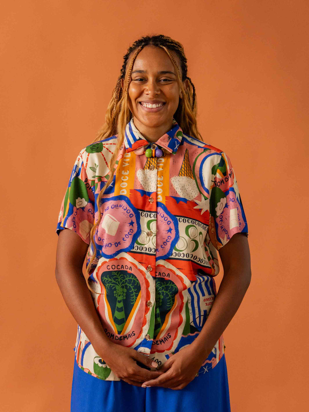 CAMISA DE BOTÃO | BATIDA DE COCO