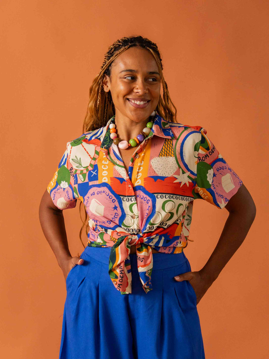 CAMISA DE BOTÃO | BATIDA DE COCO