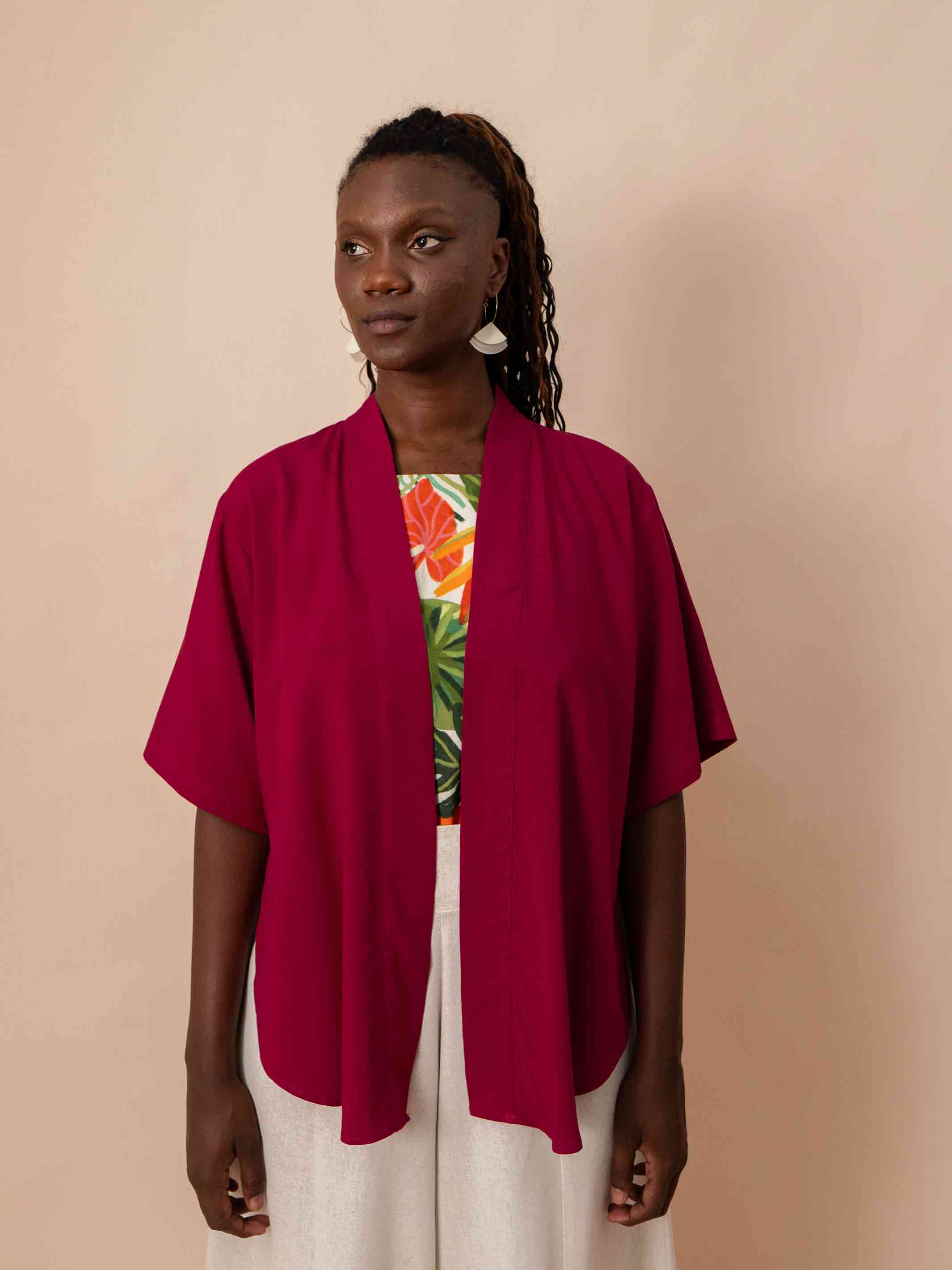 Kimono Viscose Magenta | DUAS Design