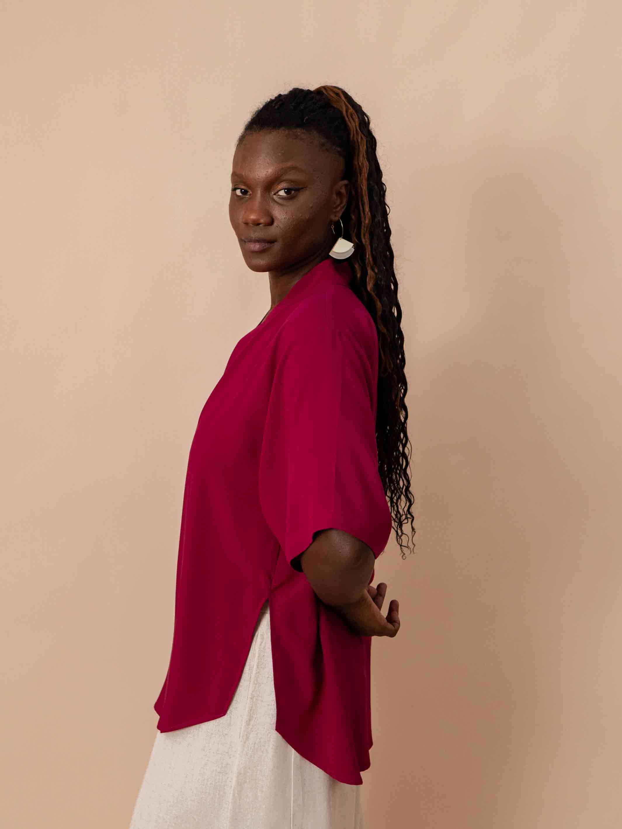 Kimono Viscose Magenta | DUAS Design