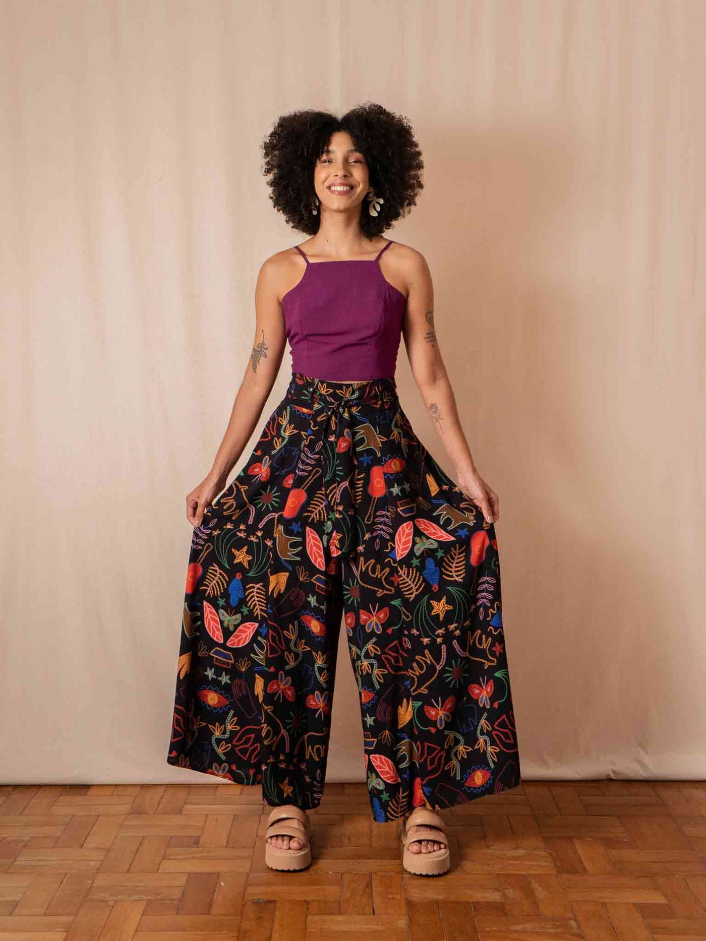 PANTALONA MARINA | LINHAS DE VIOLETA