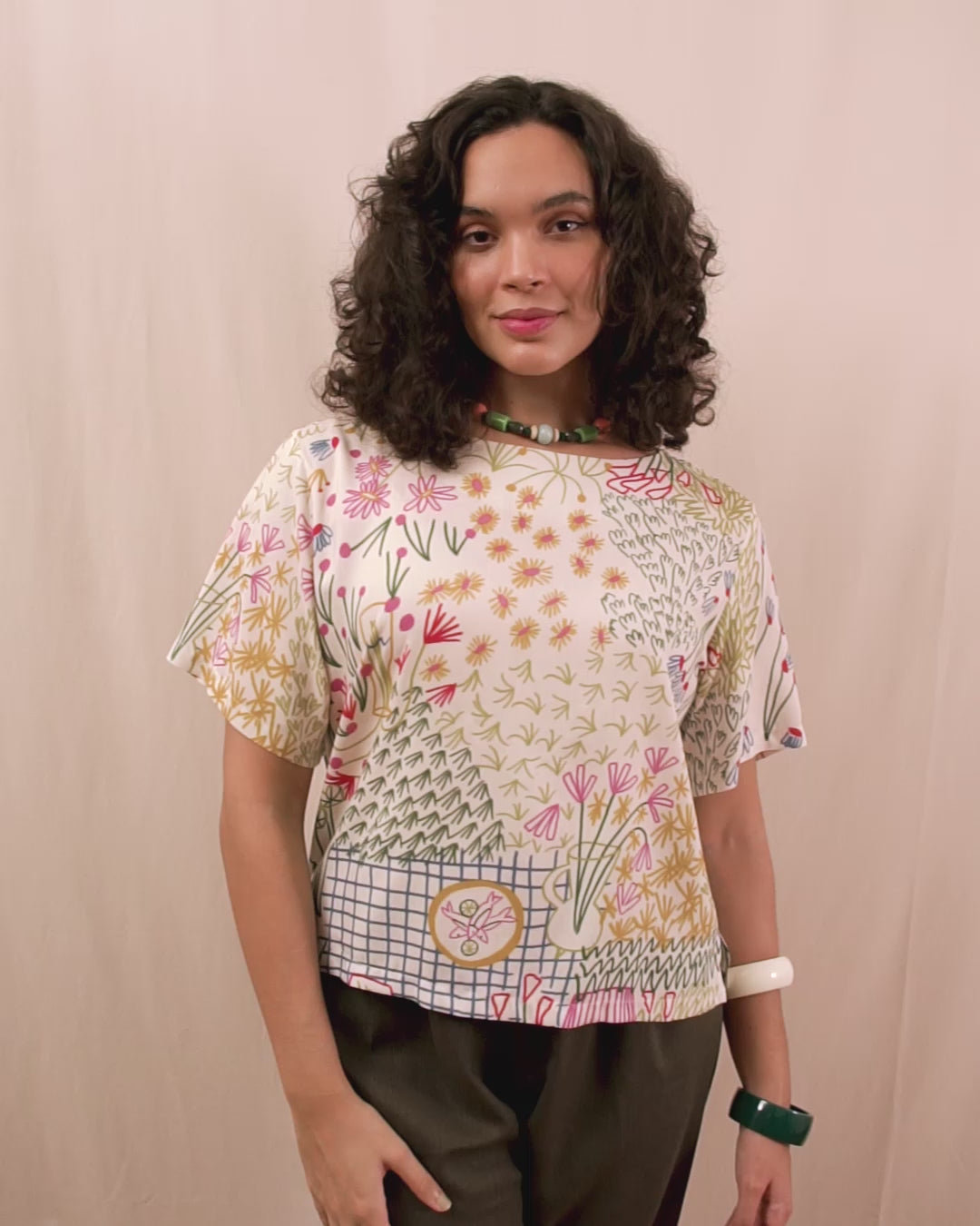 Blusa Malu | Jardim
