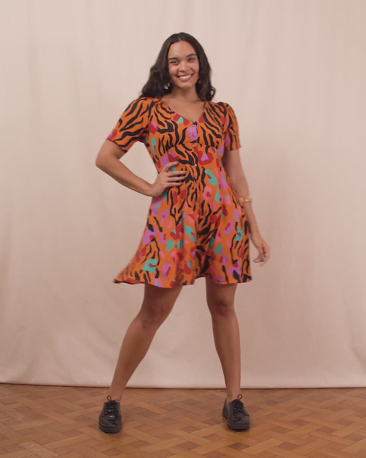 Vestido Dai | Animal print