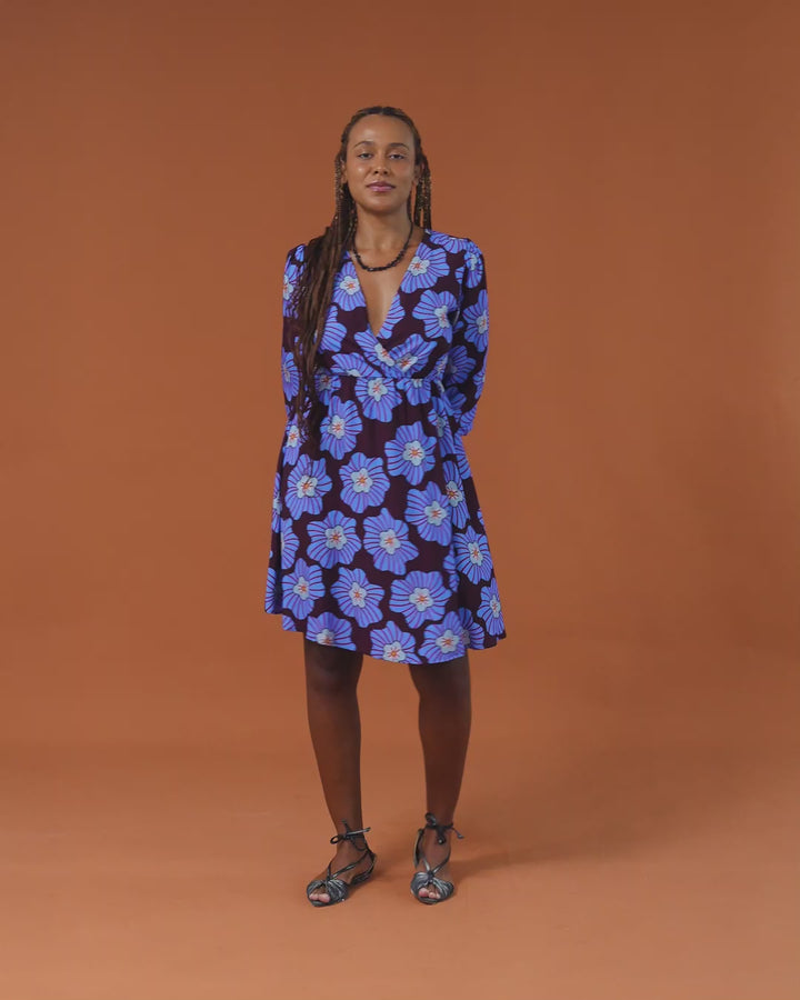 VESTIDO TRANSPASSADO CURTO | CLARISSA
