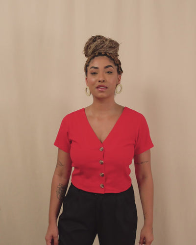 Cropped Lina | Linho