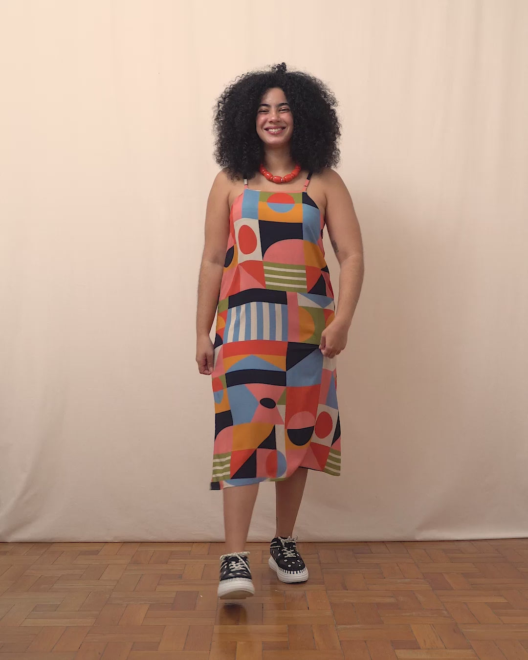 VESTIDO TRAPÉZIO | TAPEÇARIA