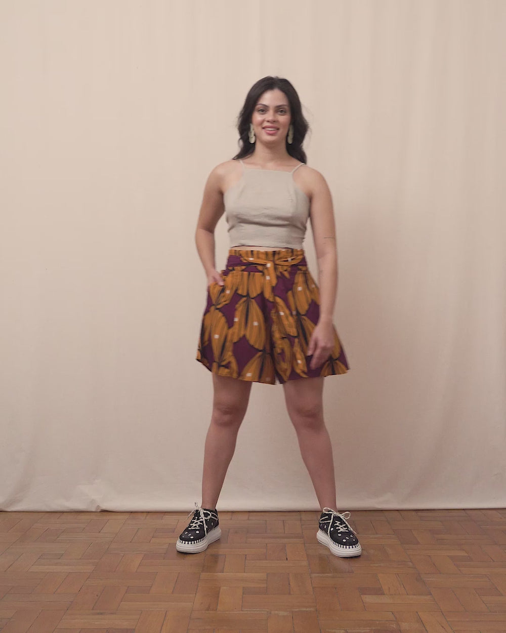 short_feminino_estampado_duas_design_moda_autoral_recife_pernambuco