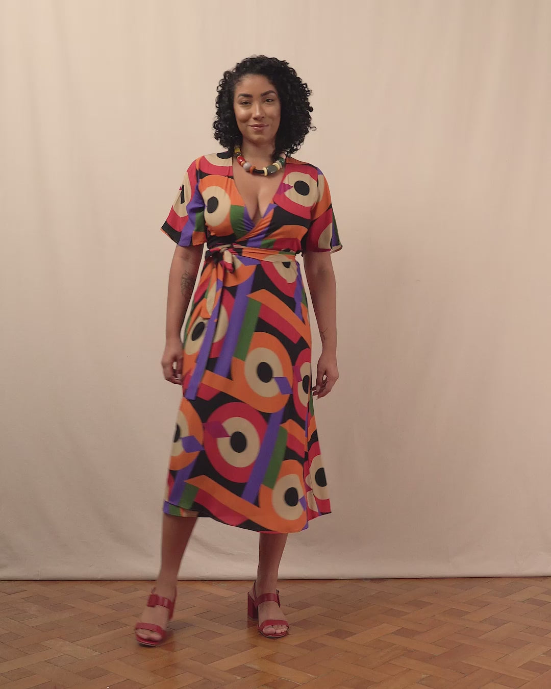 VESTIDO TRANSPASSADO | GRANADO
