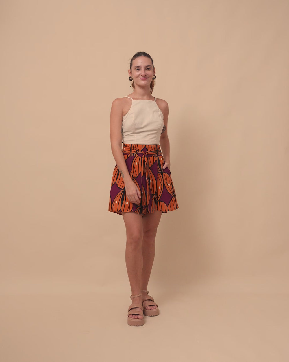 short_feminino_estampado_duas_design_moda_autoral_recife_pernambuco