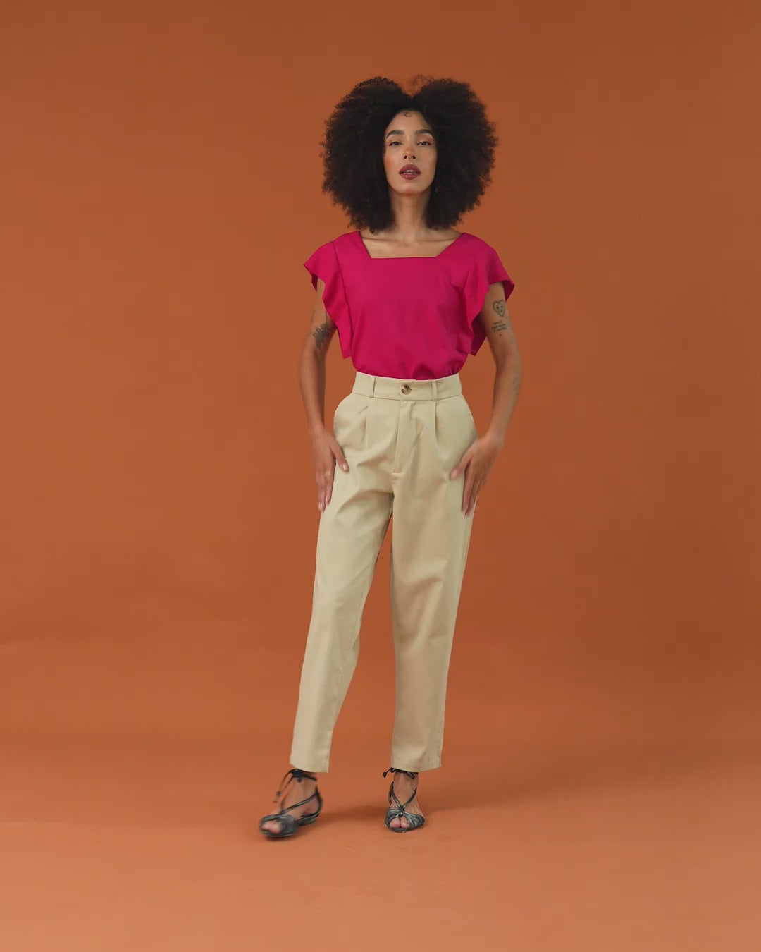 CALÇA CARROT | SARJA