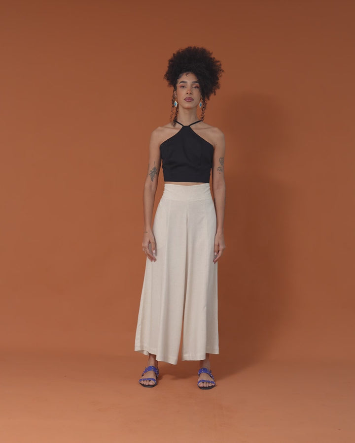 PANTALONA MARINA SLIM | LINHO