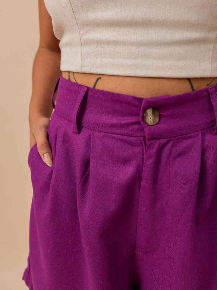 short_feminino_linho_duas_design_moda_autoral_recife_pernambuco