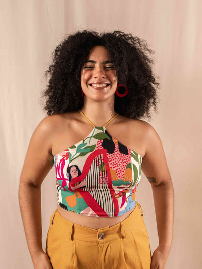 TOP SEREIA | VIOLETA ILUSTRADA