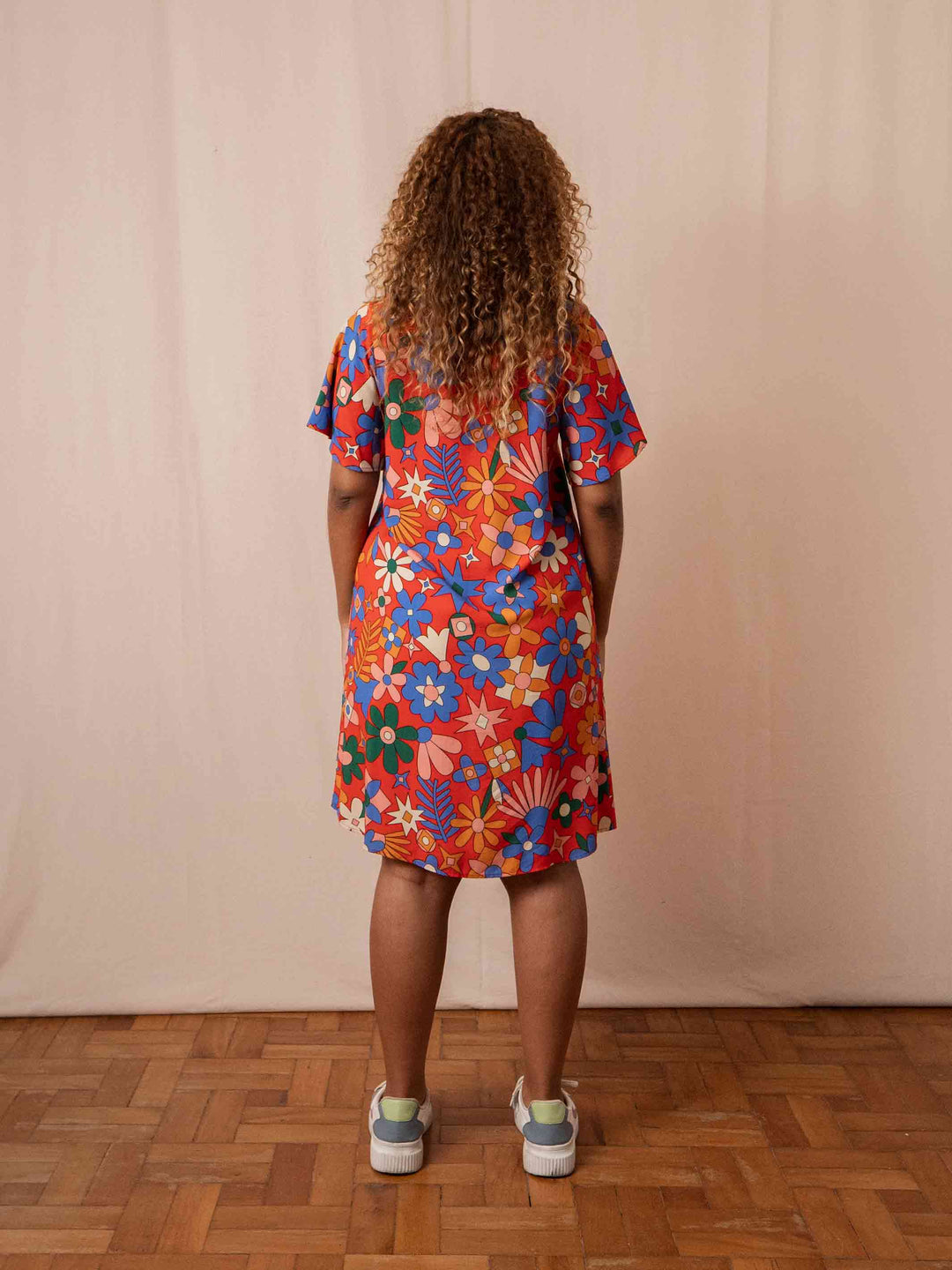 VESTIDO NIPÔNICA CURTO | PASTORIL