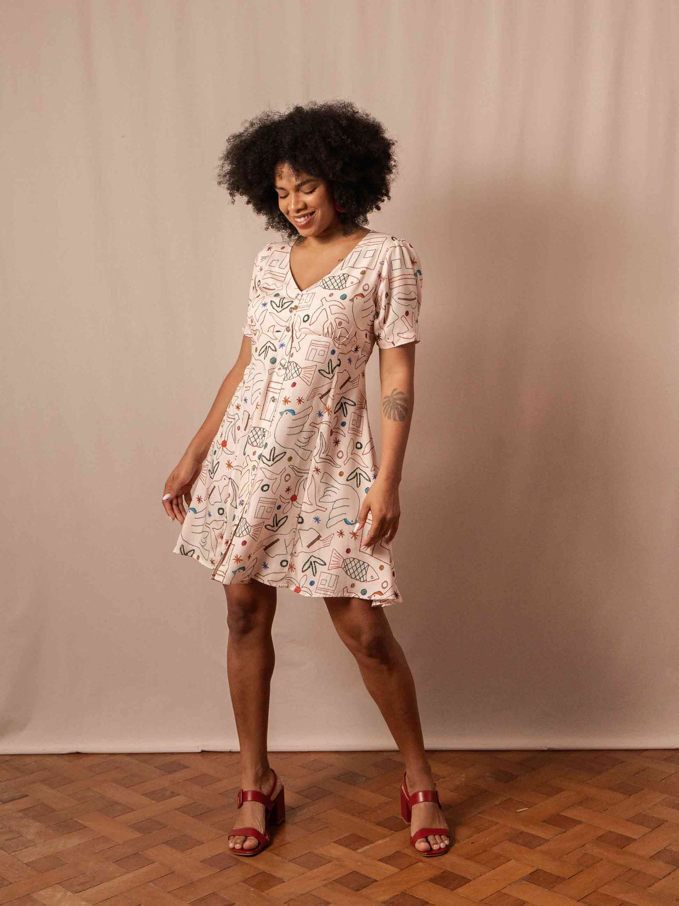 VESTIDO DAI CURTO | BORDADO