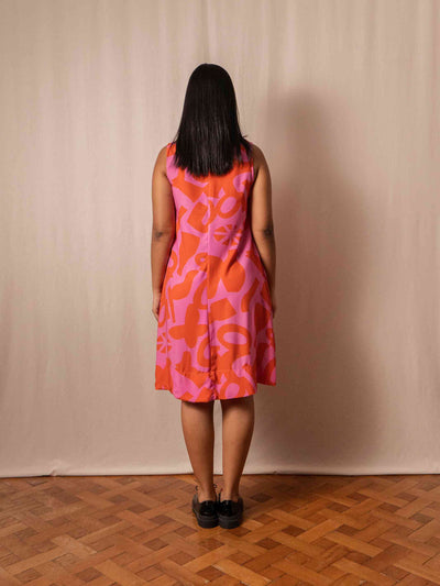 VESTIDO GOLA PADRE CURTO| BARRO