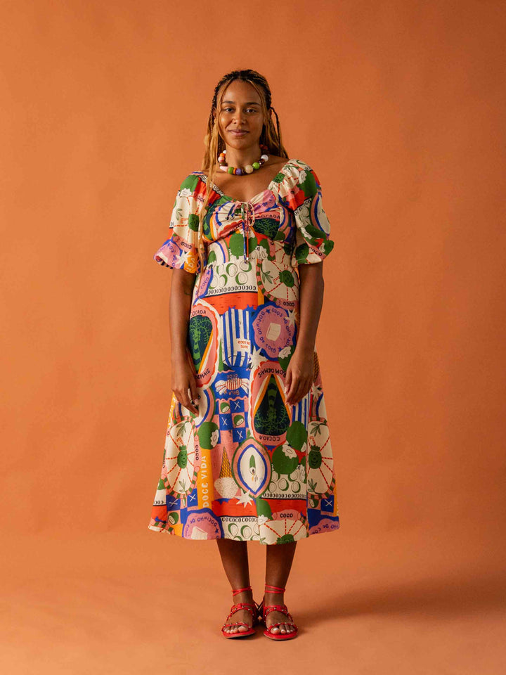 VESTIDO MANUELA | BATIDA DE COCO