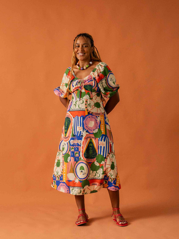 VESTIDO MANUELA | BATIDA DE COCO
