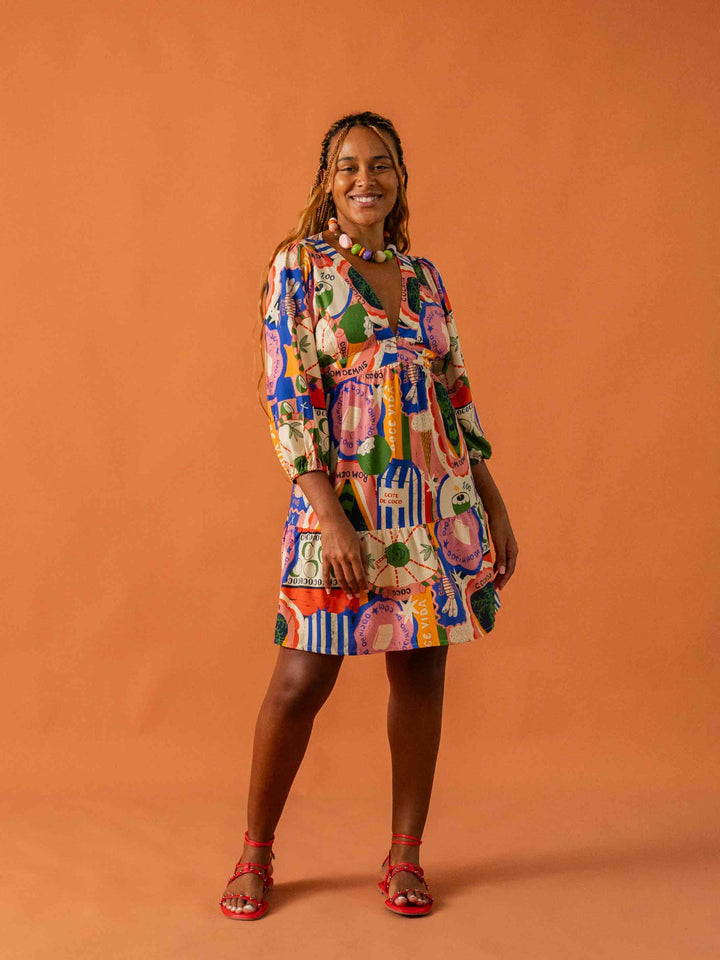 VESTIDO ELIZ | BATIDA DE COCO