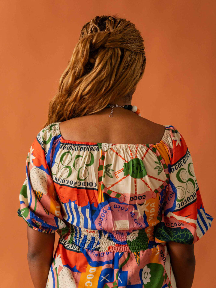 VESTIDO MANUELA | BATIDA DE COCO