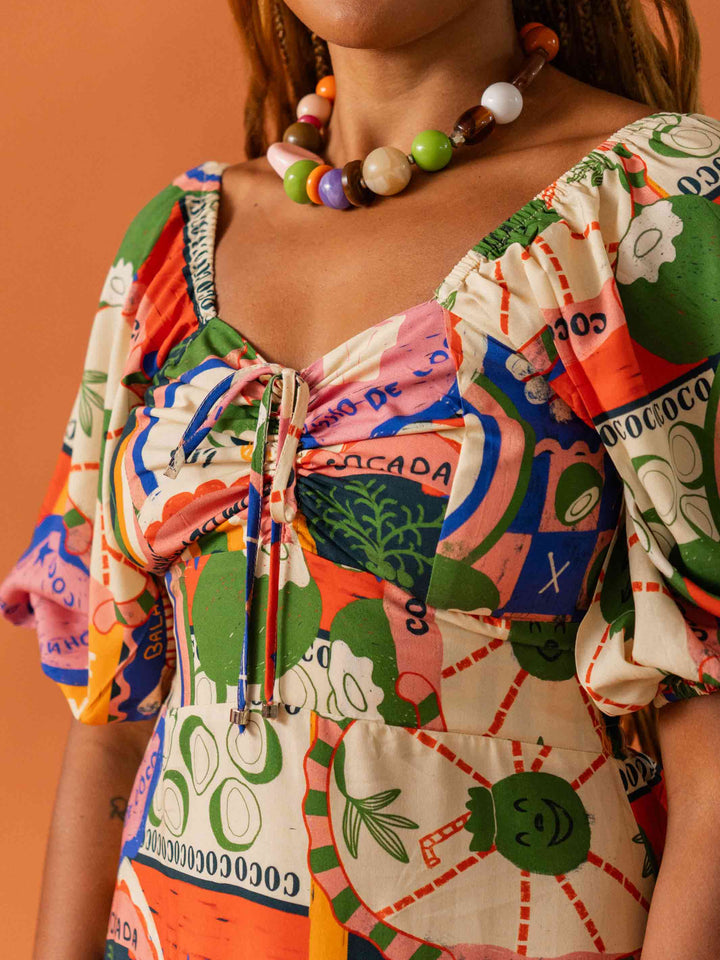 VESTIDO MANUELA | BATIDA DE COCO