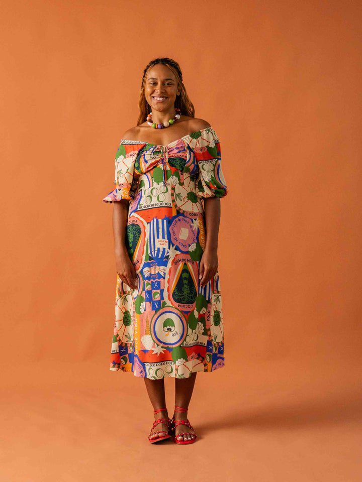VESTIDO MANUELA | BATIDA DE COCO