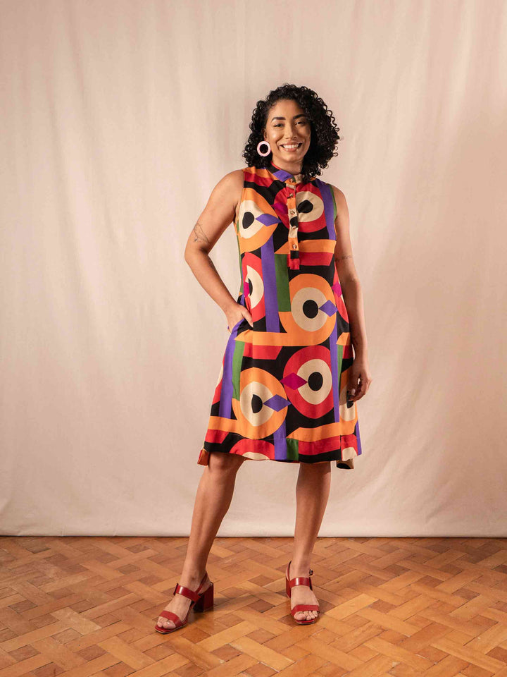 VESTIDO GOLA PADRE CURTO | GRANADO
