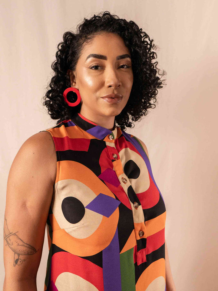 VESTIDO GOLA PADRE CURTO | GRANADO