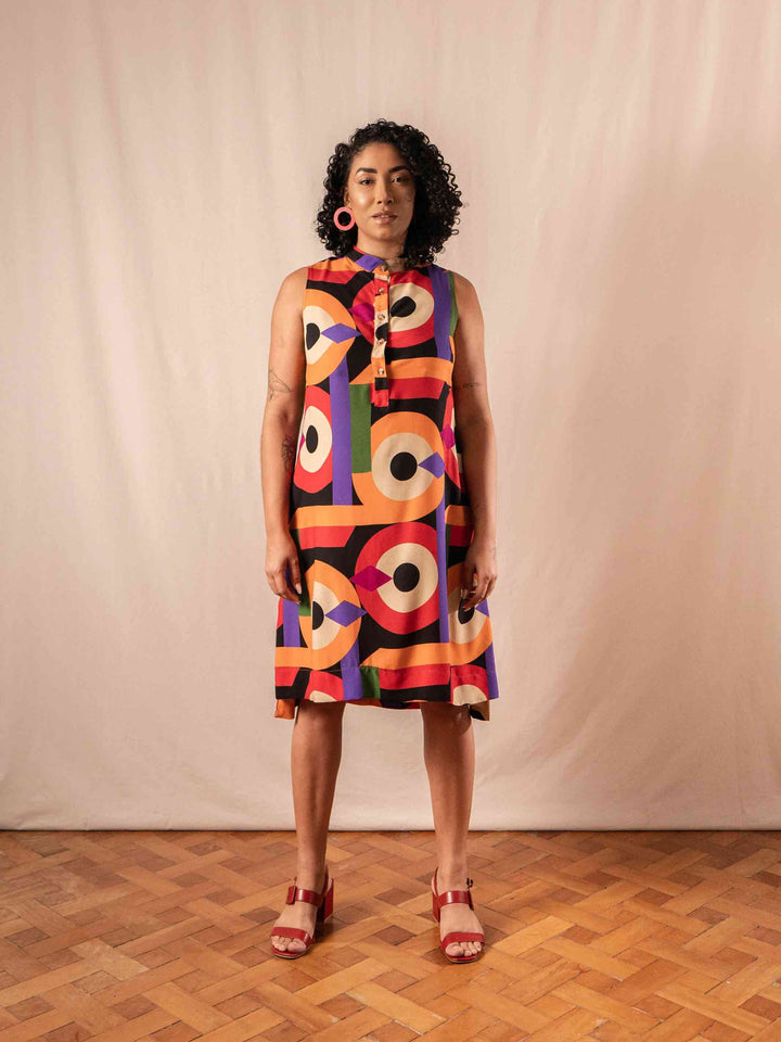 VESTIDO GOLA PADRE CURTO | GRANADO