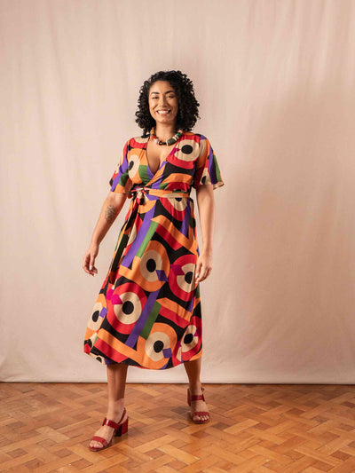 VESTIDO TRANSPASSADO | GRANADO