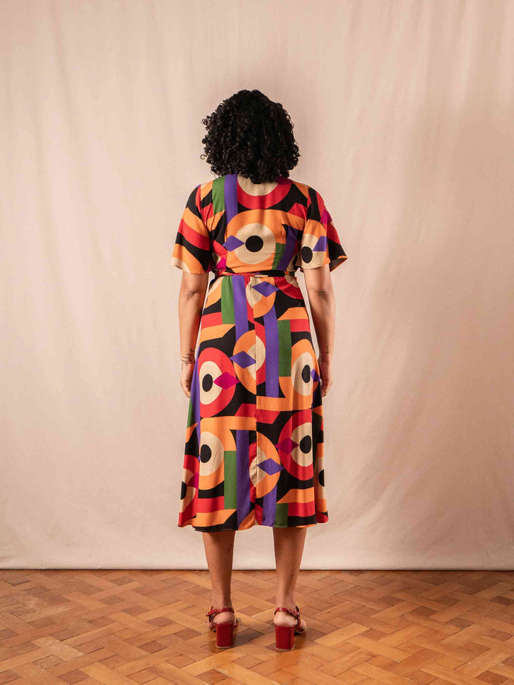VESTIDO TRANSPASSADO | GRANADO