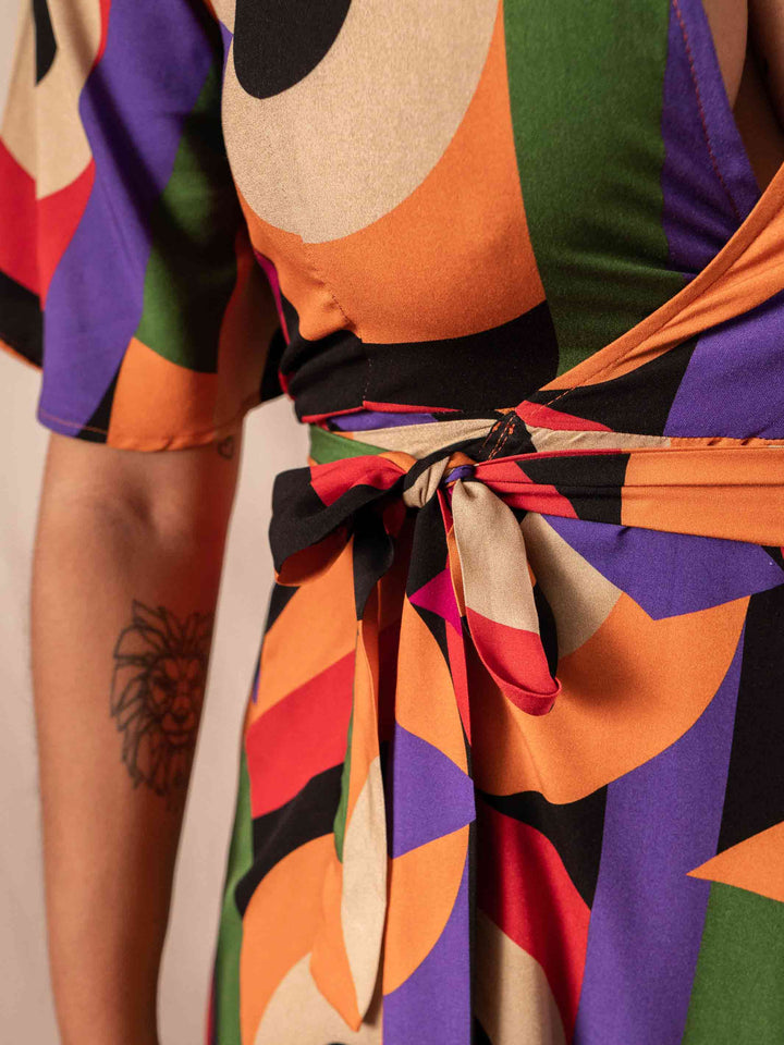 VESTIDO TRANSPASSADO | GRANADO