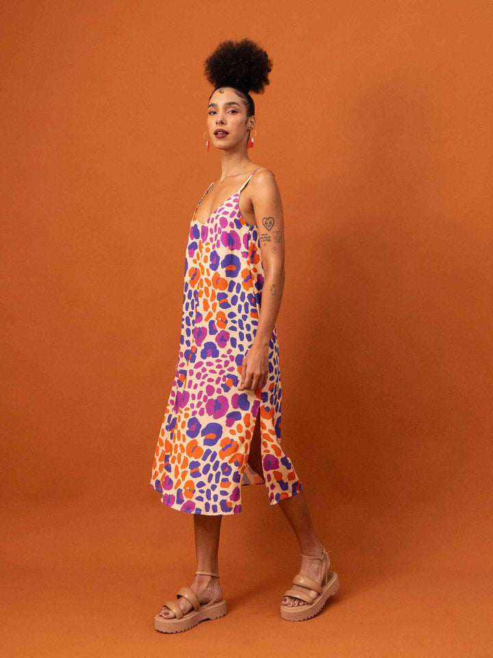 Vestido Hayla | Onça pintada Off