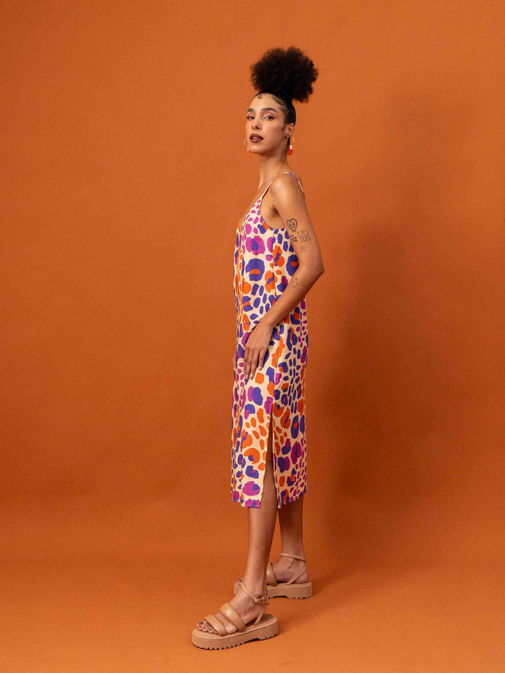 Vestido Hayla | Onça pintada Off