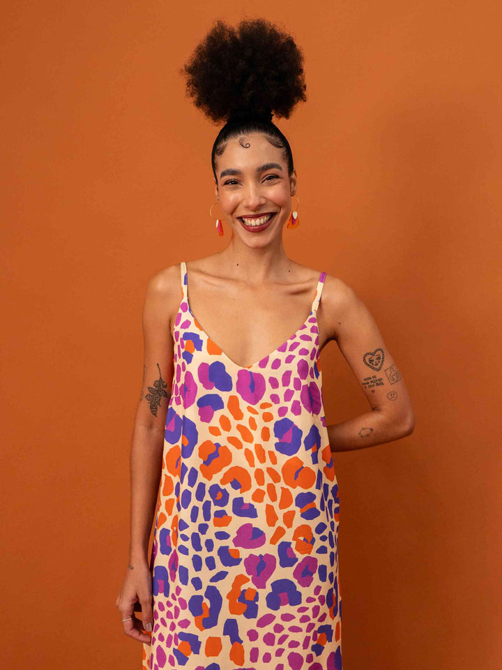 Vestido Hayla | Onça pintada Off