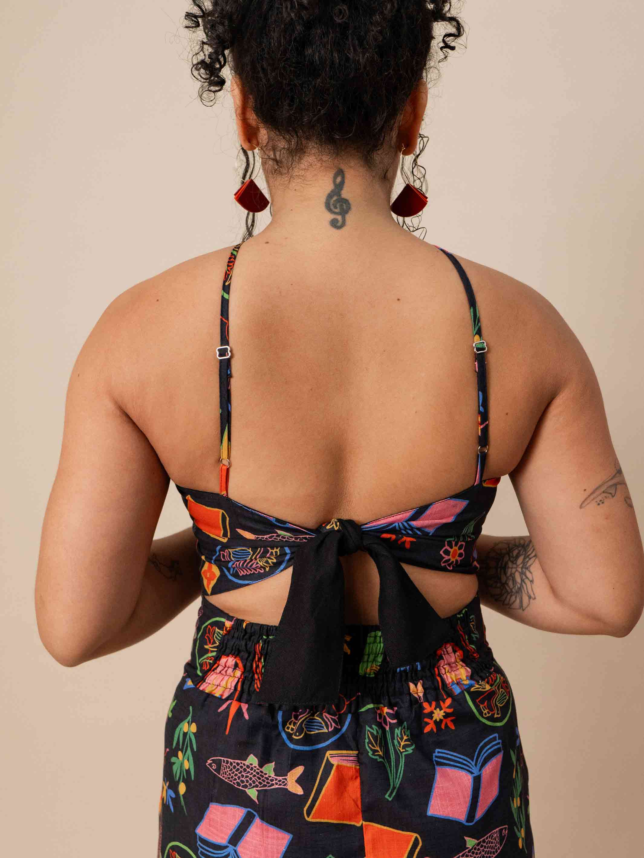 Vestido Midi Estampado | DUAS Design