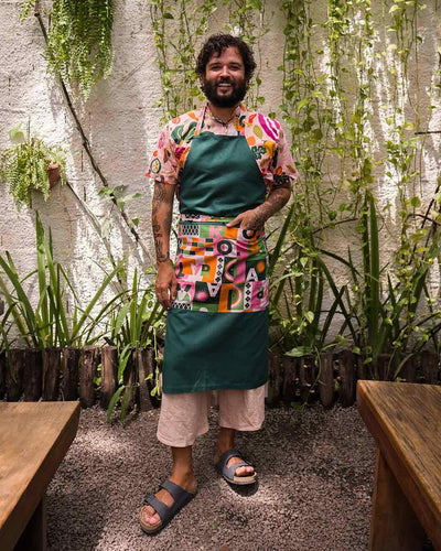 aventa de cozinha estampado duas design