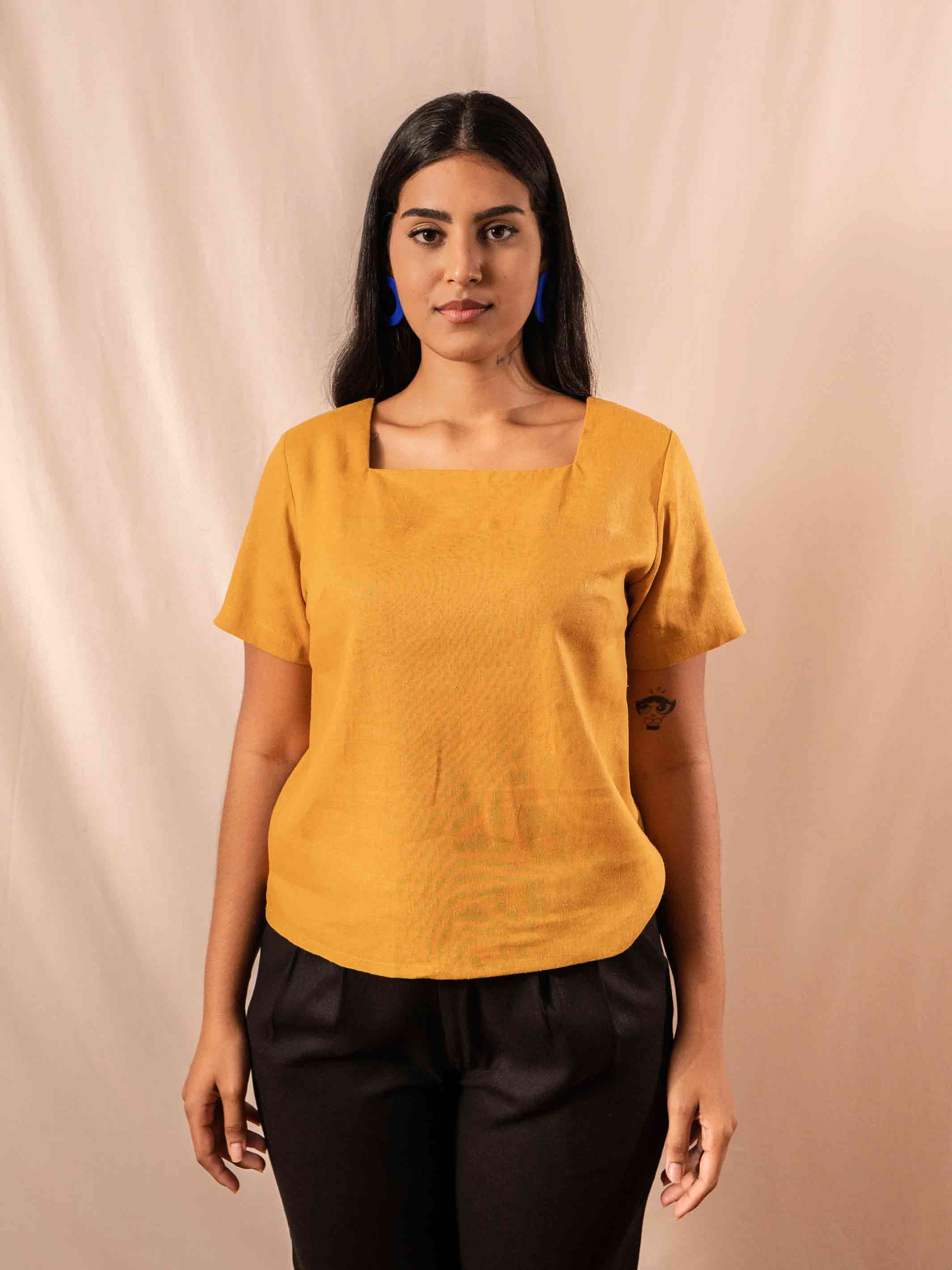 Blusa de linho feminina 2018 sales
