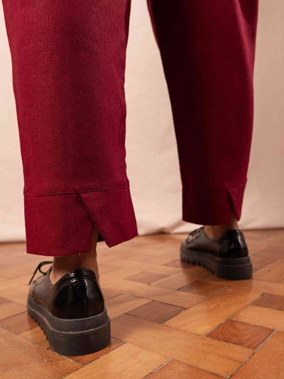 CALÇA CROPPED | LINHO