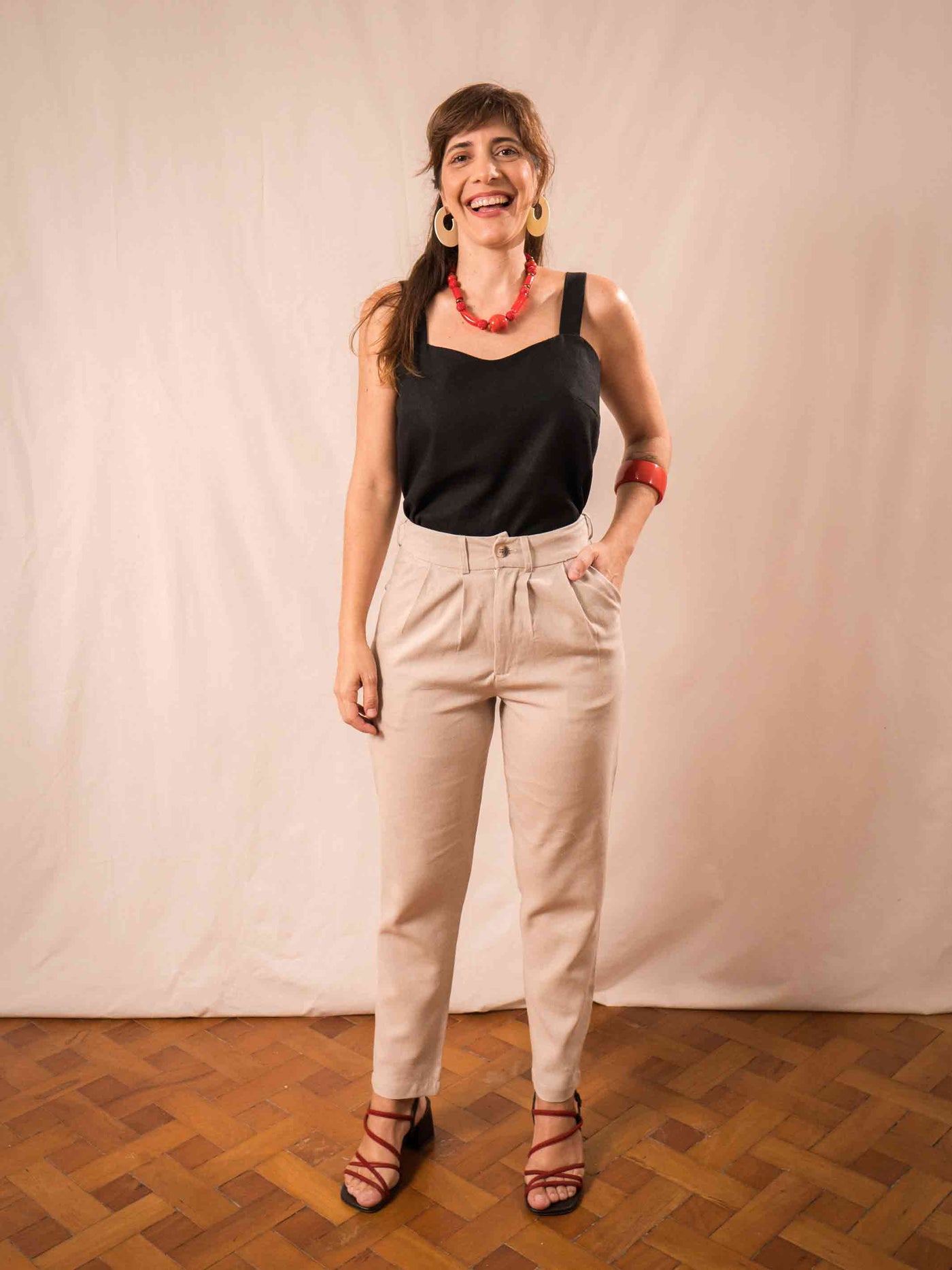 Calça Cenoura | Linho
