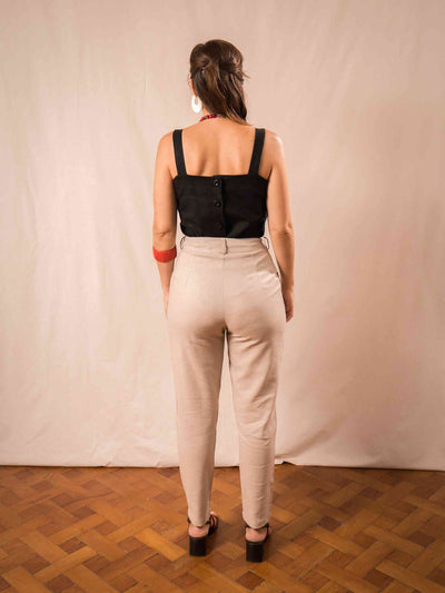 Calça Cenoura | Linho
