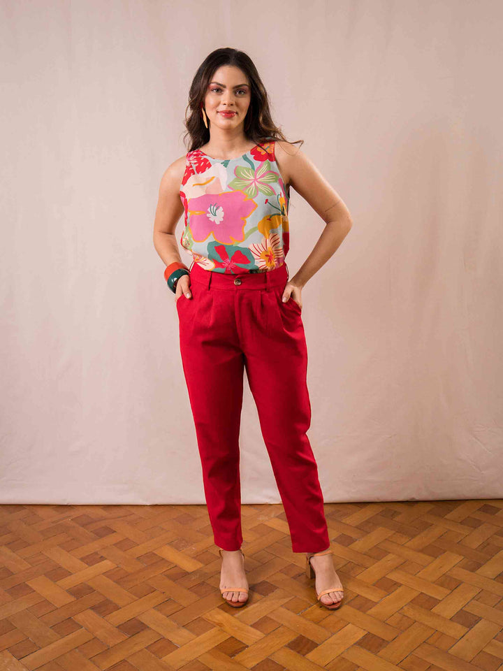 Calça Cenoura | Linho