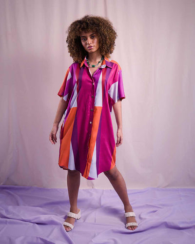 chemise estampado duas design estampa torres