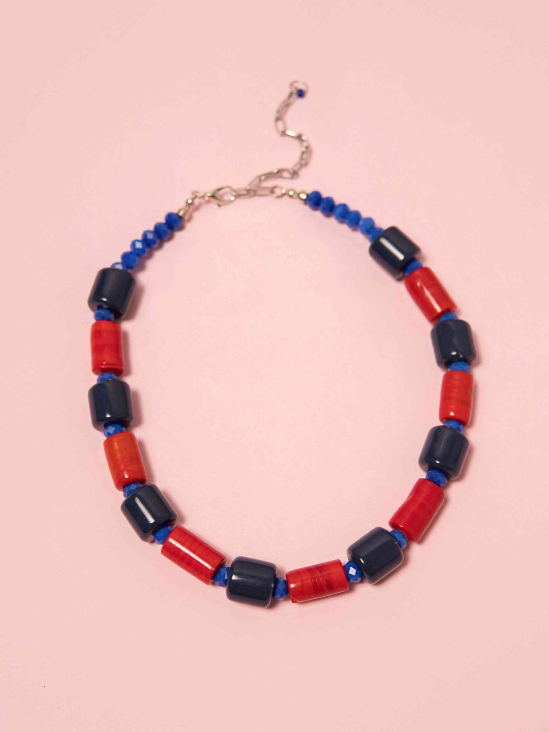 Colar Dora Murano | Azul e vermelho