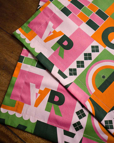 jogo americano estampado duas design / detalhe 2