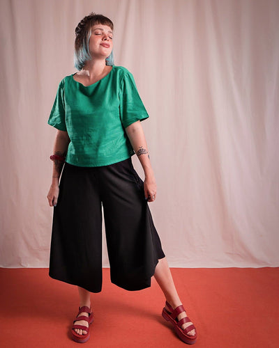 Pantacourt Pontas | Viscose