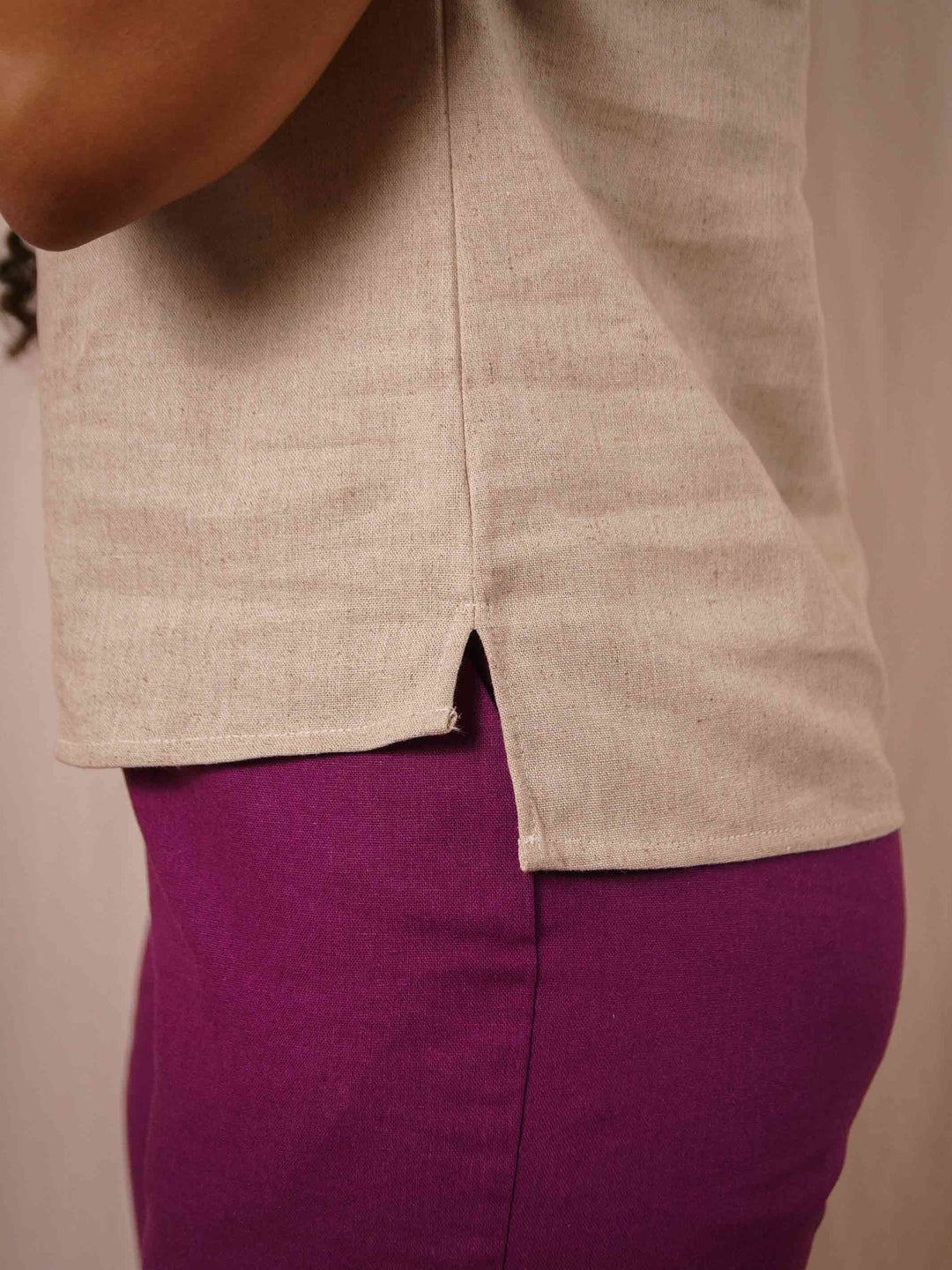 REGATA LINHO BEGE DUAS DESIGN MODA AUTORAL