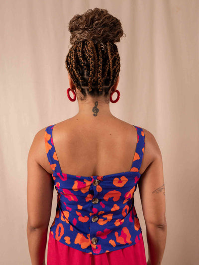 Cropped Gio | Oncinha azul