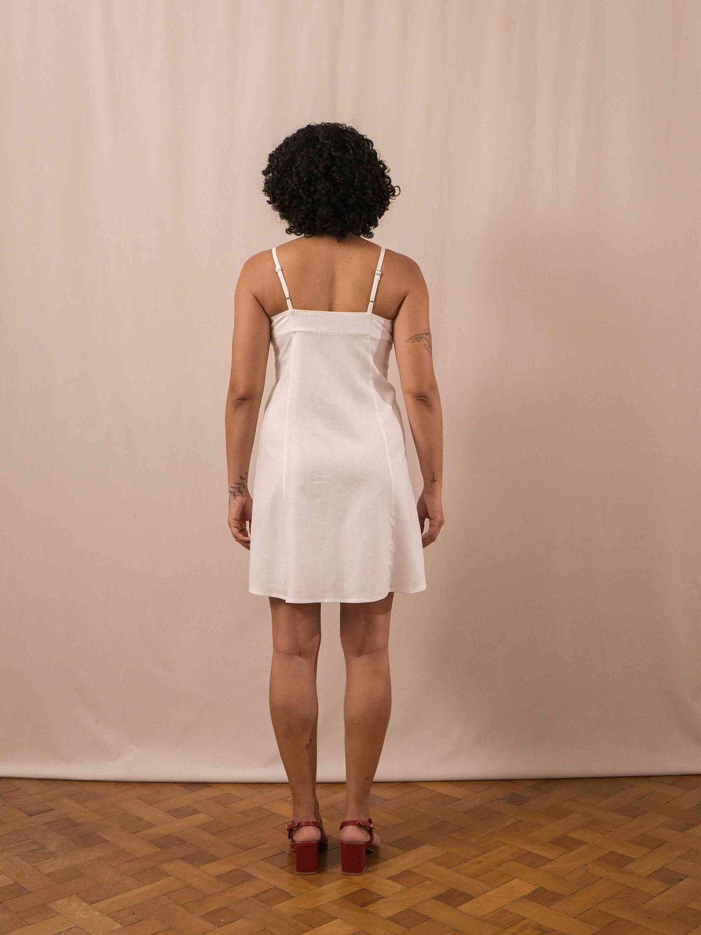 Vestido Gio curto | Linho