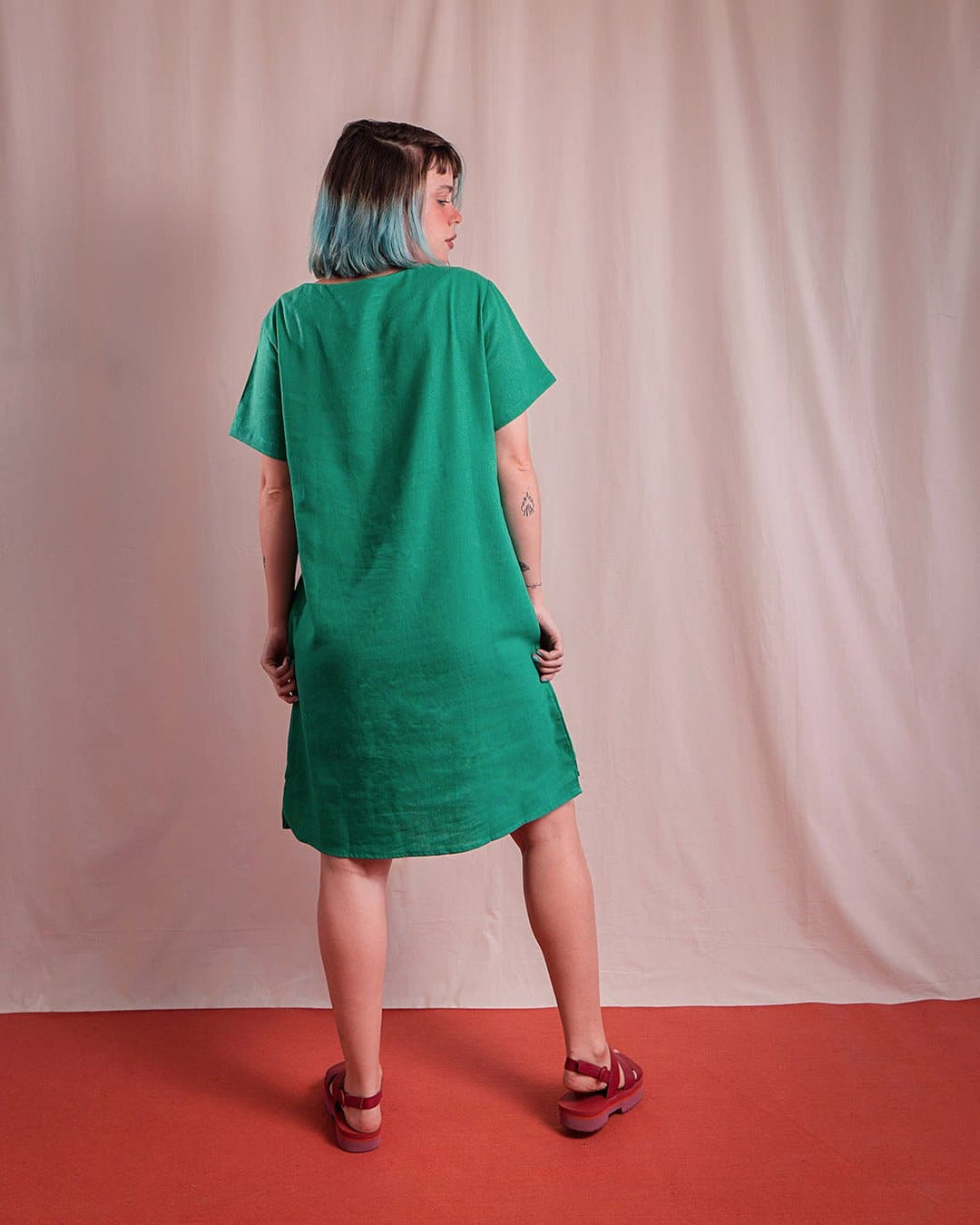 Vestido Malu | Linho Verde